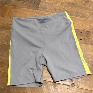 Victoria’s Secret Gray and Yellow Athletic Shorts